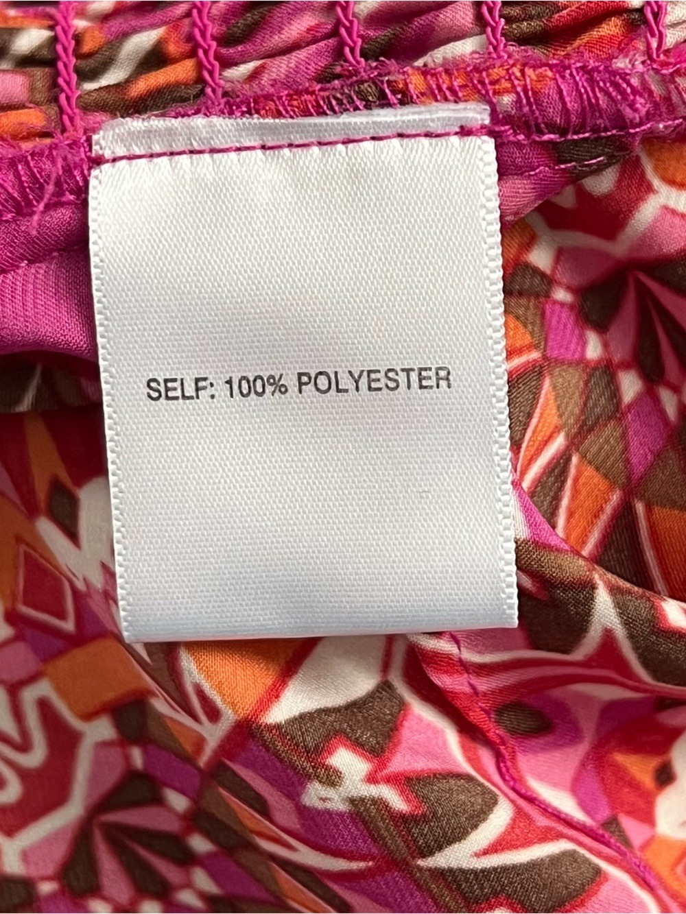 Rose & Olive S Pink and Orange Boho Handkerchief Hem Cami Top - Picture 6 of 6